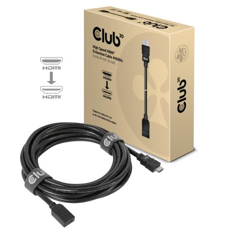Club 3D CLUB3D CAC-1325 HDMI kabelis 5 m HDMI Type A (Standard) Melns