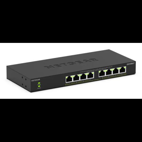 Netgear GS308LP Nepārvaldīts Gigabit Ethernet (10/100/1000) Power over Ethernet…
