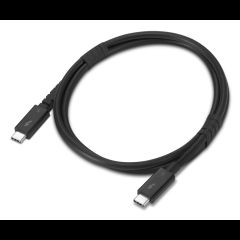 Lenovo 4X91U94411 Thunderbolt kabelis 1 m 80 Gbit/s Melns