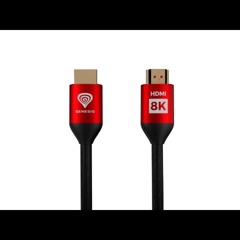 Genesis HDMI cable 3m 8k PS5 HDMI kabelis HDMI Type A (Standard) Melns