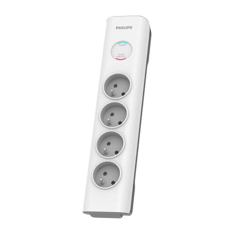 Philips SPN7040WA/60 surge protector White 4 AC outlet(s) 2 m