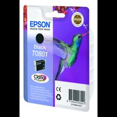 Epson Hummingbird Singlepack Black T0801 Claria Photographic Ink