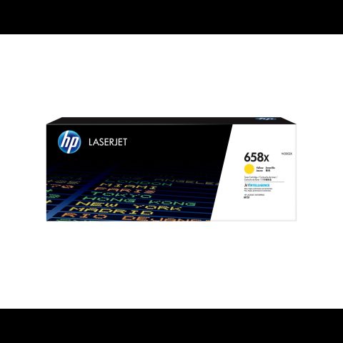 Hewlett Packard (HP) HP 658X High Yield Yellow Original LaserJet Toner Cartridge