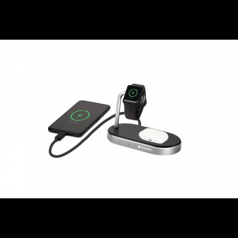 Verbatim WCS-02 Universāls Melns USB Bezvadu lādēšana Ātrā uzlāde Iekštelpas