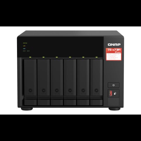 TS-673A NAS Tower Ryzen Embedded V1500B 8 GB DDR4 0 TB QNAP Turbo System…