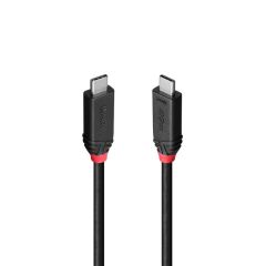 Lindy 37001 USB кабель USB4 Gen 3x2 1 m USB C 40 Gbit/s 240 W Черный