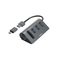Hama 00200140 laptop dock/port replicator USB 3.2 Gen 1 (3.1 Gen 1) Type-A An…