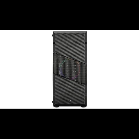 Aerocool Menace Saturn FRGB Midi Tower Melns
