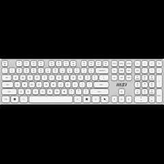 MSI FORGE K210 W COMBO WHITE US keyboard Mouse included Home/Office USB QWER…