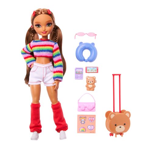 Mattel Barbie Dream Besties Weekend Getaway Teresa Fashion Doll with 7 Travel T…