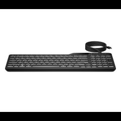 HP 400 Backlit Wired Keyboard