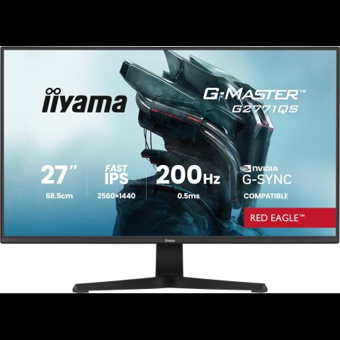 Iiyama G-MASTER G2771QS-B1 computer monitor 68.6 cm (27") 2560 x 1440 pixels Wi…