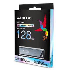 ADATA UE800 USB zibatmiņa 128 GB USB Veids-C 3.2 Gen 2 (3.1 Gen 2) Sudrabs