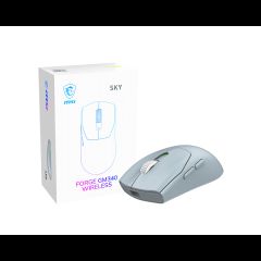 MSI Forge Gm340 Wireless Sky mouse Gaming Ambidextrous RF Wireless + Bluetoo…