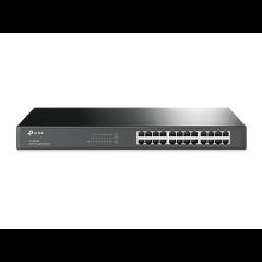 TP-Link TL-SG1024 Неуправляемый Gigabit Ethernet (10/100/1000) 1U Черный