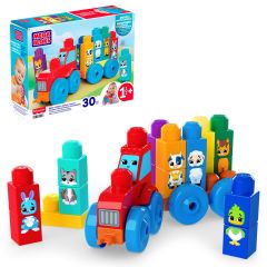 Mega Bloks First Builders Build & Match Animal Tractor Block Toy (30 Pieces) for To…