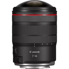 Canon RF 7-14mm F2.8-3.5L FISHEYE STM SLR Plats "zivs acs" objektīvs Melns
