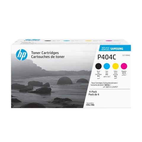 Hewlett Packard (HP) Samsung CLT-P404C 4-pack Cyan/Magenta/Yellow/Black Original Toner Cartri…