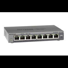 Netgear GS108E Managed Gigabit Ethernet (10/100/1000) Black