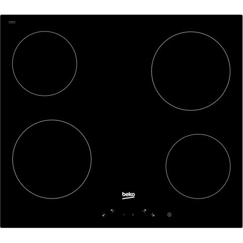 Beko HIC 64400 E Melns Iebūvēts 60 cm Keramika 4 zone(s)