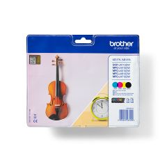 Brother LC127XLVALBP ink cartridge 4 pc(s) Original Black · Cyan · Magenta · Yel…