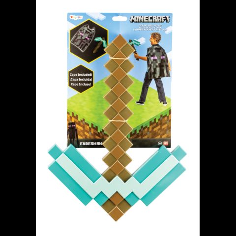 Disguise Diamond Pickaxe & Enderman Karnevāla bruņas un ieroči Paredzēta bērniem…