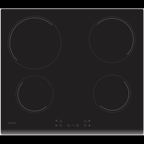 Candy Idea CH64CCB/4U2 Black Built-in 59 cm Ceramic hob 4 zone(s)