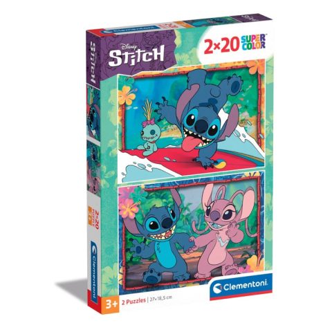 Clementoni Supercolor Disney Stitch Puzle 20 pcs Komiksi