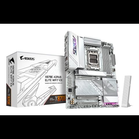 Gigabyte X870E AORUS ELITE WIFI7 ICE AMD X870E AM5 pieslēgvieta ATX