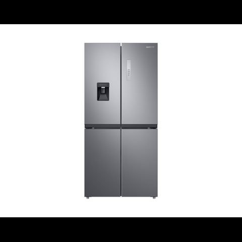 Samsung RF48A401EM9/EO side by side ledusskapis Brīvi novietots 488 L Pelēks