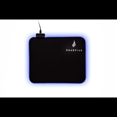 Verbatim SureFire Silent Flight RGB-320 Spēļu peles paliktnis Melns