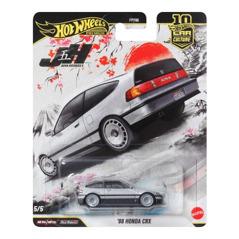Mattel Hot Wheels Premium Car Culture Japan Historics II 88 Honda CRX