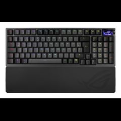 Asus ROG Azoth 96 HE tastatūra Speļu USB + RF Wireless + Bluetooth Melns