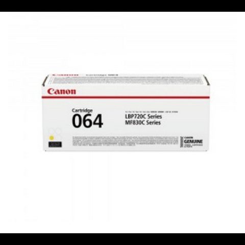 Canon 064 тонерный картридж 1 шт Подлинный Желтый