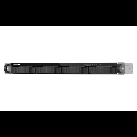 TS-432XeU NAS Rack (1U) 4 GB DDR4 0 TB QNAP QTS Melns