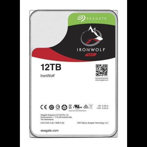 Seagate NAS HDD IronWolf cietā diska draiveris 12 TB 7200 RPM 256 MB 3.5" Serial…