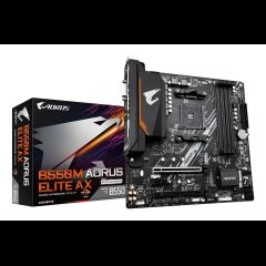 Gigabyte B550M AORUS ELITE AX материнская плата AMD B550 Разъем AM4 Микро ATX