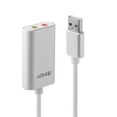 Lindy 42926 audio pārveidotājs Sudrabs