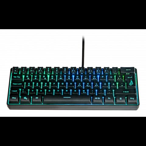 Surefire Verbatim KingPin X1 tastatūra Speļu USB QWERTZ Vācu Melns