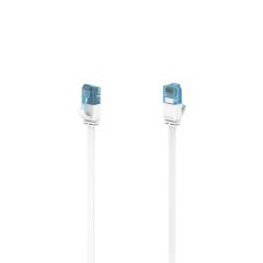 Hama 00200687 tīkla kabelis Balts 15 m Cat6a U/UTP (UTP) Plakans