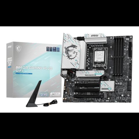 MSI B860M GAMING PLUS WIFI mātes plate Intel B860 LGA 1851 (Socket V1) mikro…