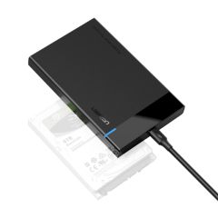 Ugreen 50743 storage drive enclosure HDD enclosure Black 2.5"