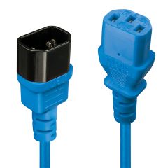 Lindy 30472 elektrības kabelis Zils 2 m C13 uzmava C14 uzmava