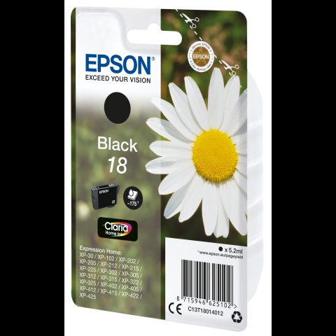 Epson Daisy C13T18014012 tintes kārtridžs 1 pcs Oriģināls Standarta produktivi…