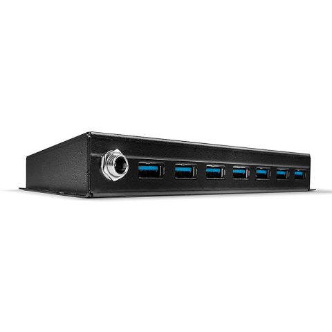 Lindy 43128 interfeisa centrmezgls 5000 Mbit/s Melns