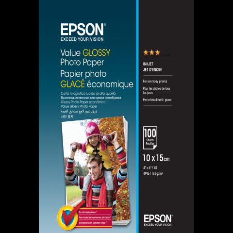 Epson Value Glossy Photo Paper Spīdums