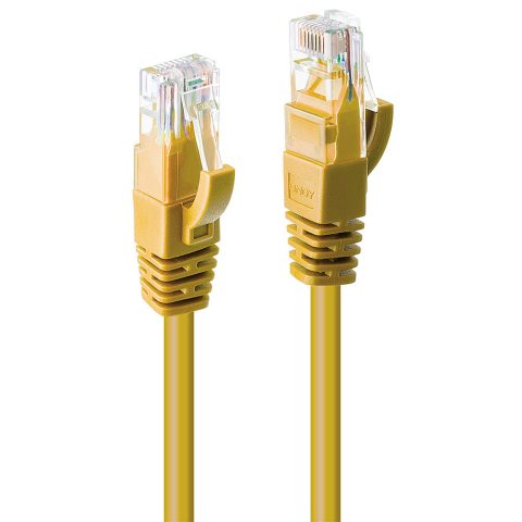 Lindy 48064 tīkla kabelis Dzeltens 3 m Cat6 U/UTP (UTP)