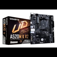 Gigabyte A520M K V2 mātes plate AMD A520 Ligzda AM4 mikro ATX