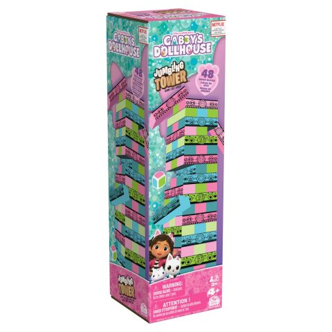 Spin Master Games Gabby’s Dollhouse Jumbling Tower by