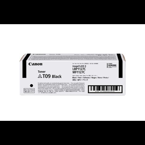 Canon TONER T09 BK tonera kārtridžs 1 pcs Oriģināls Melns